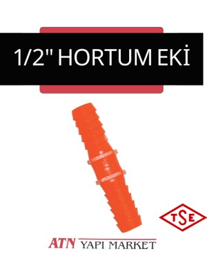 1/2" (20 Mm) Plastik Hortum Eki – Dayanıklı Su ve Hava Hortumu Bağlantı Aparatı