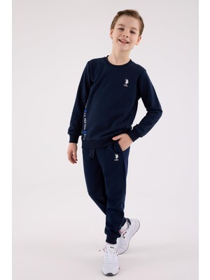 US2215 - Çay Yeşili - U.s. Polo Assn Kids Erkek Eşofman Takımı