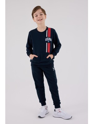 US2200 - Bej - U.s. Polo Assn Kids Erkek Eşofman Takımı