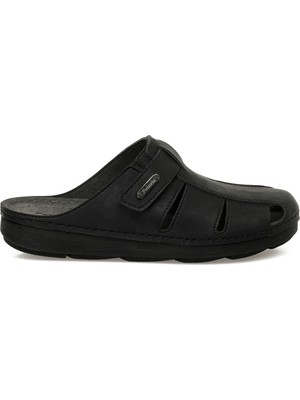 Polaris 610019.M5PR Siyah Erkek Önü Kapalı Ayakkabı Hafif PU Taban ile Rahatlık Sunar