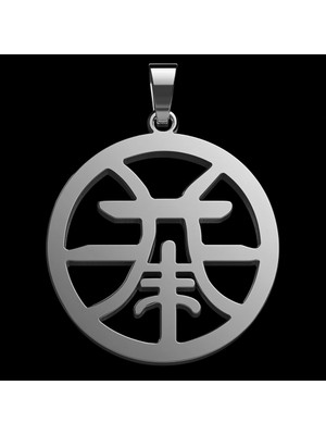 TabiTela 925 Ayar gümüş kolye Çin parası SM9151