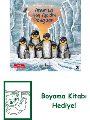 Aramıza Hoş Geldin Penguen + Boyama Kitabı