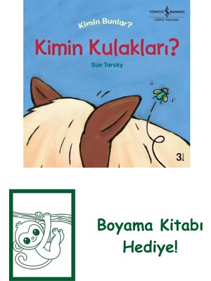 Kimin Kulakları? Kimin Bunlar? + Boyama Kitabı