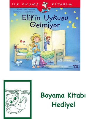 Elif’in Uykusu Gelmiyor + Boyama Kitabı