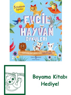 Evcil Hayvan Öyküleri – 5-Dakikalık Öyküler + Boyama Kitabı