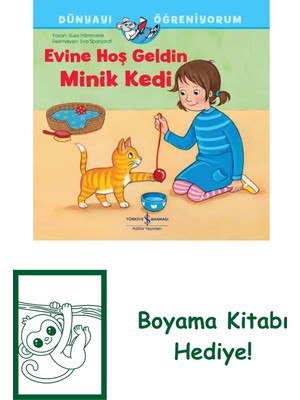 Evine Hoş Geldin Minik Kedi + Boyama Kitabı