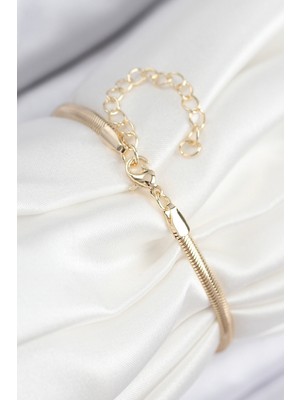 Zarif Kadın Için Golden Pirinç Zirkonlu Yıldız Tarz Bileklilk