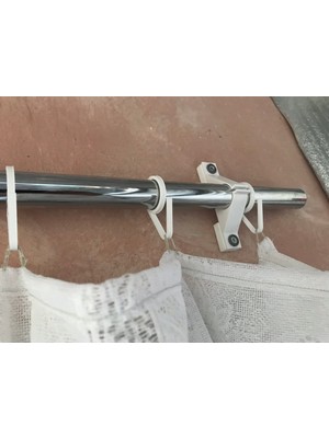 Byr Bir Mobilya Için Braket ve Kancalar Krom Boru D25 (Perde Için Bir Korniş Yapın) (Plastik Aparattır!!!) 3D