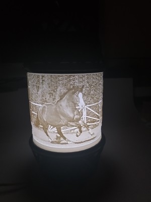 Byr Eklektik Tarzda Gece Lambası (Plastik Aparattır!!!) 3D