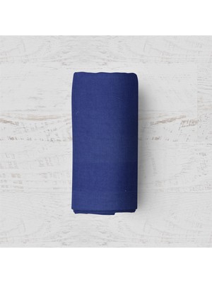 Makiteks Yüzde Yüz Pamuklu Lacivert 100X200+50X70 Tek Kişilik Lastikli Çarşaf Takımı