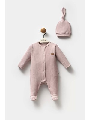 Moi Noi Şapkalı Tulum MNB1236 Mürdüm