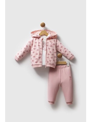 U.s. Polo Assn 3'lü Takım USB2712 Açık Pembe