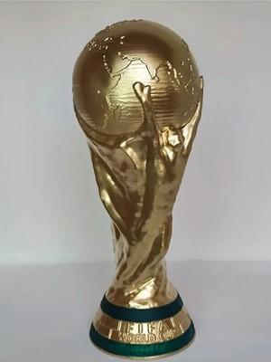 15 cm Boy Fifa Dünya Kupası Gold Kaplama Messi Qatar Futbol