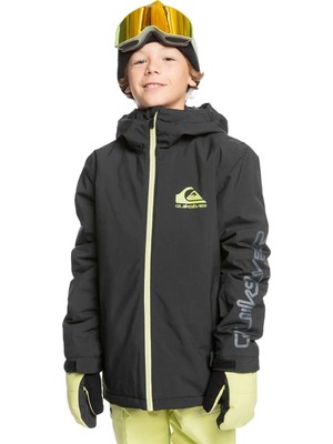 Quiksilver Morton Youth Erkek Çocuk Siyah Snowboard Ceketi