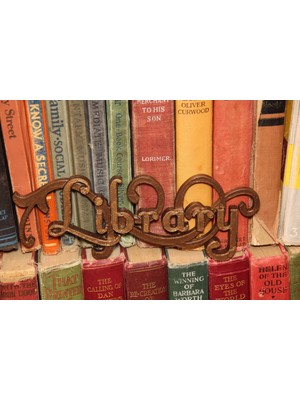 Byr Kütüphane Tabelası (Sadece Plastik Aparattır!!!) 3D