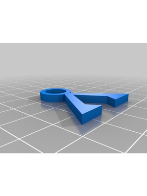 Byr Stargate Sg-1 Boğa Sembolü Kolye (Plastik Aparattır!!!) 3D