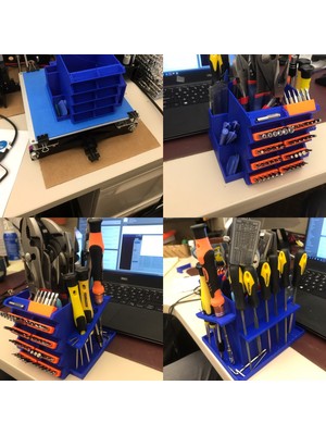 Byr Masaüstü Alet Düzenleyici (Sadece Plastik Aparattır!!!) 3D