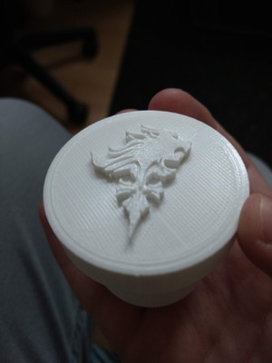 Byr Final Fantasy 8 Squall Leonhart Sembolü Damgası (Plastik Aparattır!!!) 3D