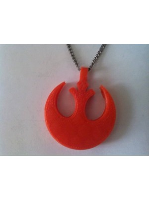 Byr Isyancıların Sembolü Kolye - Yıldız Savaşları (Plastik Aparattır!!!) 3D