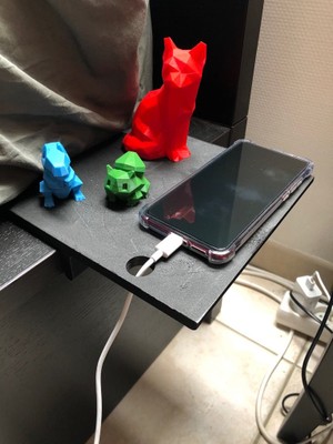 Byr Tablet Ikea Malm Yatak Desteği (Plastik Aparattır!!!) 3D