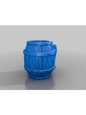 Byr Varil Bardak Tutucu (Plastik Aparattır!!!) 3D