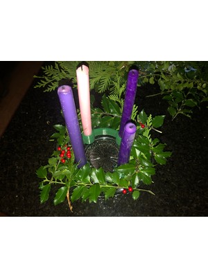 Byr Advent Çelengi (Sadece Plastik Aparattır!!!) 3D