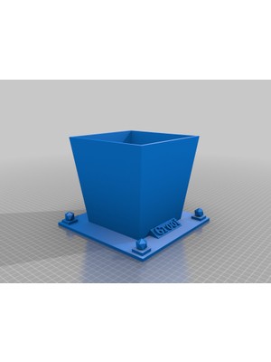 Byr Bonsai Saksısı ("groot" Isim Etiketli) (Plastik Aparattır!!!) 3D