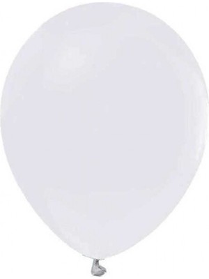 Balon Düz 12 Inc (Jojo Balloons) Beyaz PK:100