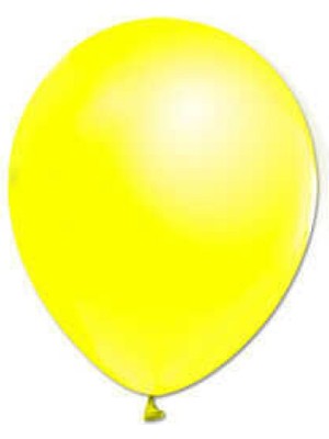 Balon Metalik Düz 5 Inc Sarı PK:100