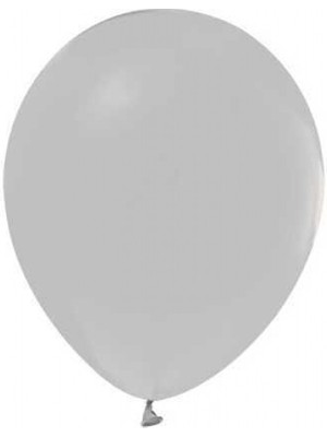 Balon Düz 12 Inc (Jojo Balloons) Gri PK:100