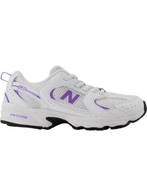 New Balance Beyaz - Mor Kız Çocuk Yürüyüş Ayakkabısı 530 PZ530CI-NB Lifestyle Pre-School