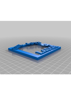 Byr Yaşa, Sev, Gül Fotoğraf Çerçevesi (Sadece Plastik Aparattır!!!) 3D