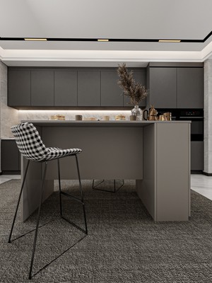 Asra Trend Lüks Mutfak Adası %100 MDF Çok Amaçlı Yemek Masası Kahve Köşesi MA-04