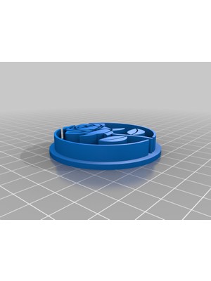 Byr Gül Fondan Veya Kurabiye Damgası (Sadece Plastik Aparattır!!!) 3D