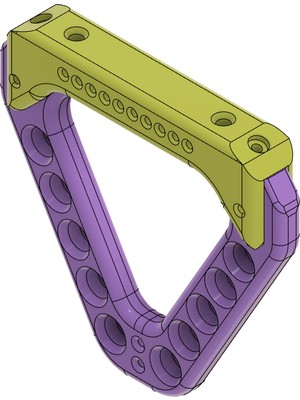 Byr Tırmanma Ikili Organizer (Sadece Plastik Aparattır!!!) 3D