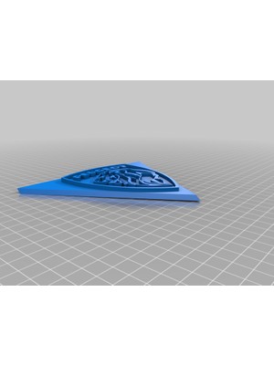 Byr Peugeot Sembolü (Sadece Plastik Aparattır!!!) 3D