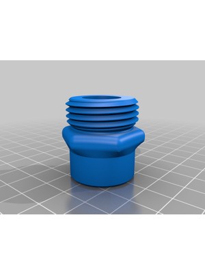 Byr Musluk Havalandırıcı Adaptörü - Bahçe Hortumu - 55/64-27TPI X5/8-11,5tpi (Sadece Plastik Aparattır!!!) 3D