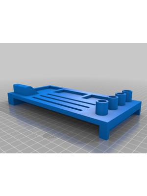 Byr Pc Önünde Masa Düzenleyici (Plastik Aparattır!!!) 3D