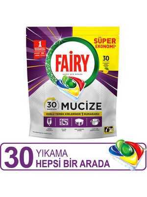 Fairy Mucize Bulaşık Makinesi Deterjanı Kapsülü/tableti 30 Yıkama