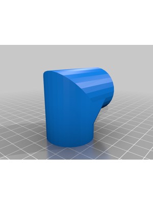 Byr Pvc Boru 3/4" Dirsek Bağlantısı (Sadece Plastik Aparattır!!!) 3D