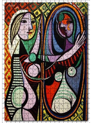 Cakapuzzle Girl Before A Mirror, 1932 By Pablo Picasso 120 Parça Puzzle Yapboz Mdf (Ahşap)