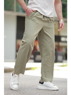 Mint Yeşili Rahat Kesim Erkek Pantolon E6561