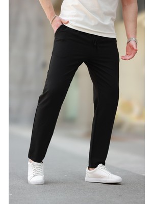 Siyah Regular Fit Erkek Pantolon E6572