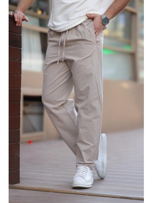 Bej Rahat Kesim Erkek Pantolon E6561
