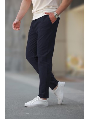 Lacivert Regular Fit Erkek Pantolon E6572