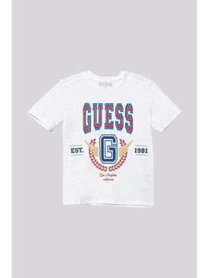 Bg Store Erkek Çocuk Beyaz Tshirt