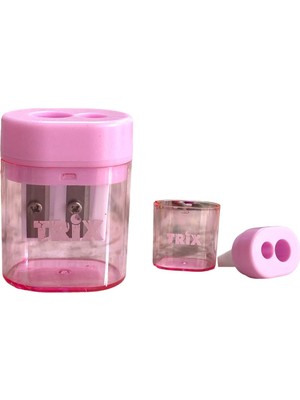 Trix Hazneli Oval Kalemtıraş – Renk Seçenekli