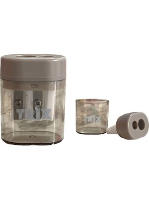 Trix Hazneli Oval Kalemtıraş – Renk Seçenekli