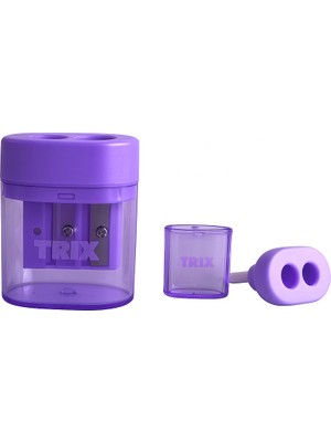 Trix Hazneli Oval Kalemtıraş – Renk Seçenekli