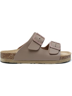 KS10260SJ Kifidis-Kids Soft Step Çocuk Çift Bantlı Mantar Terlik 30-35